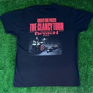 Twenty One Pilots The Clancy Breach Tour 2025 T-Shirt Double-Sided HOT Men Sz L